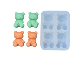 Molde silicona 4 ositos